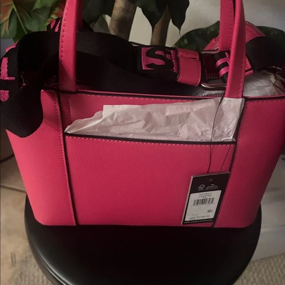 Karl Lagerfeld Vibrant Pink Satchel